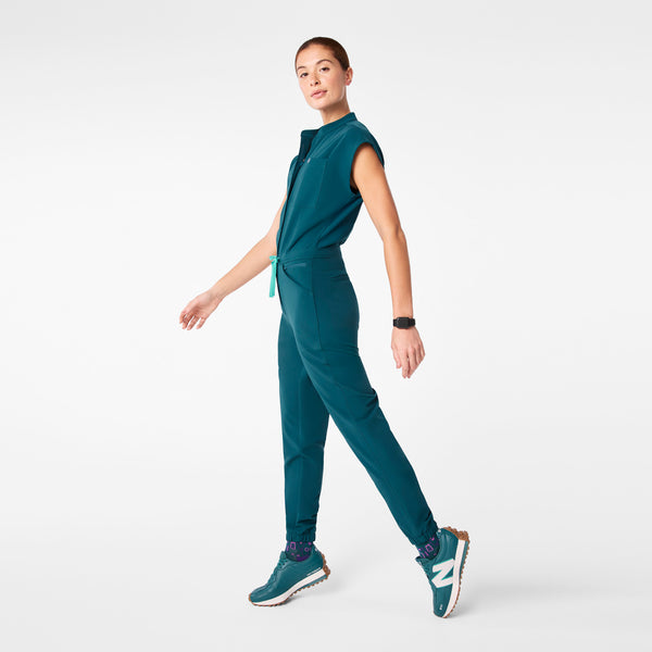 women's Caribbean Blue Rafaela Cargo - ScrubJumpsuit™