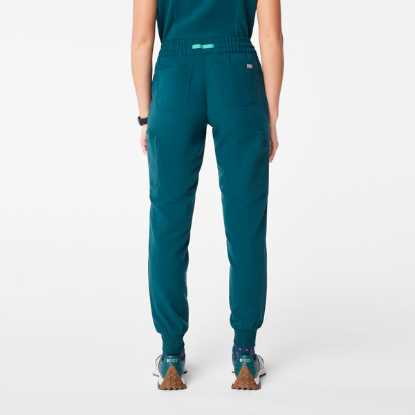 women's Caribbean Blue Uman Relaxed - Tall Jogger Scrub Pant