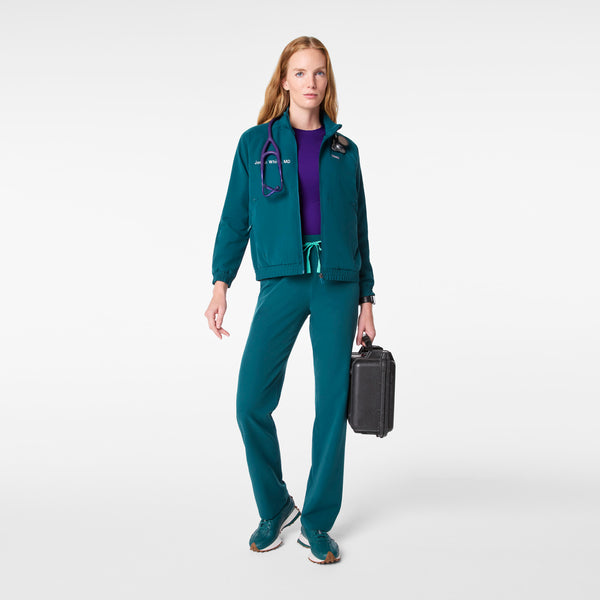women's Caribbean Blue Sydney -  Scrub Jacket
