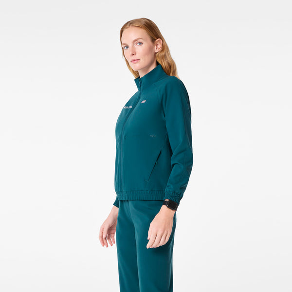 women's Caribbean Blue Sydney -  Scrub Jacket