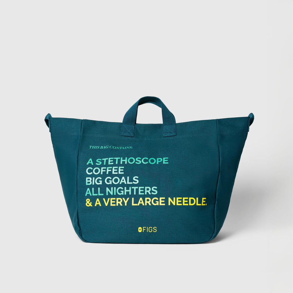 Caribbean Blue A Very Large Needle Tote