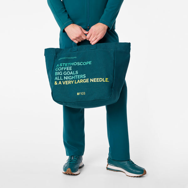 Caribbean Blue A Very Large Needle Tote