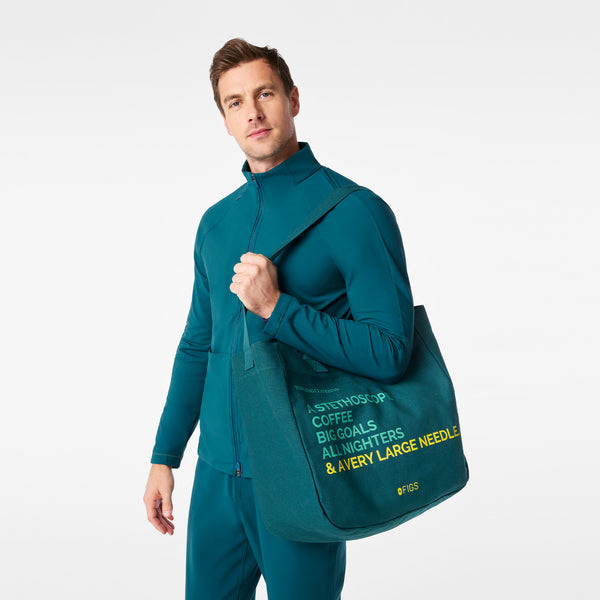 Caribbean Blue A Very Large Needle Tote