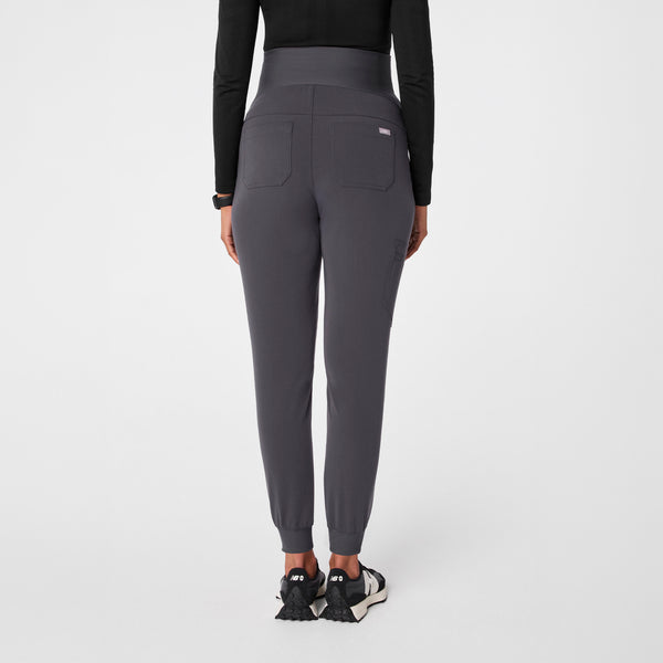 women's Charcoal Zamora - Maternity Scrub Pants