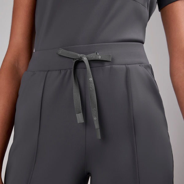 women's Charcoal High Waisted Piedra FORMx™ Straight Leg - Tall Scrub Pant
