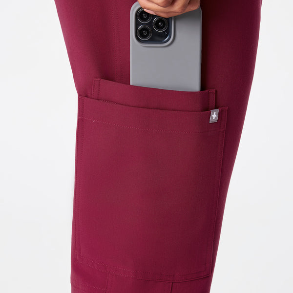 men's Deep Cranberry Axim - Short Cargo Scrub Pant™