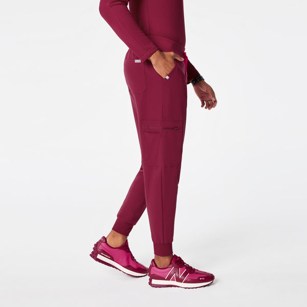 men's Deep Cranberry Brey Tall Jogger - Scrub Pant