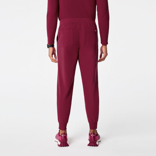 men's Deep Cranberry Brey Tall Jogger - Scrub Pant
