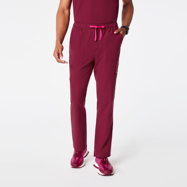 men's Deep Cranberry Cairo - Tall Cargo Scrub Pant™