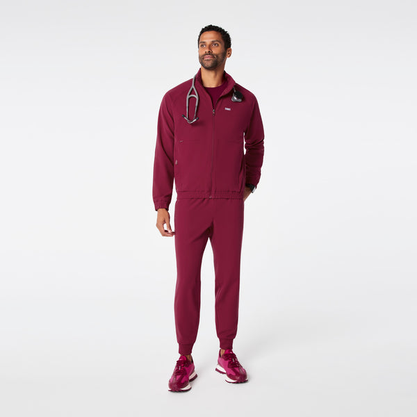 men's Deep Cranberry Cobaki -  Scrub Jacket