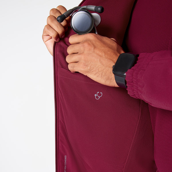 men's Deep Cranberry Cobaki -  Scrub Jacket