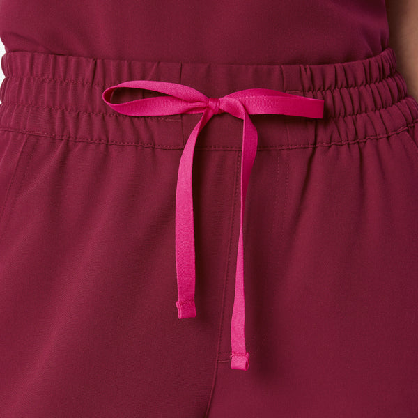 Women's Deep Cranberry Uman High-Rise - Tall Jogger Scrub Pant
