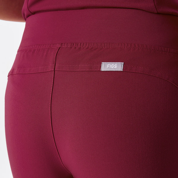 women's Deep Cranberry Kade - Petite Cargo Scrub Pant™