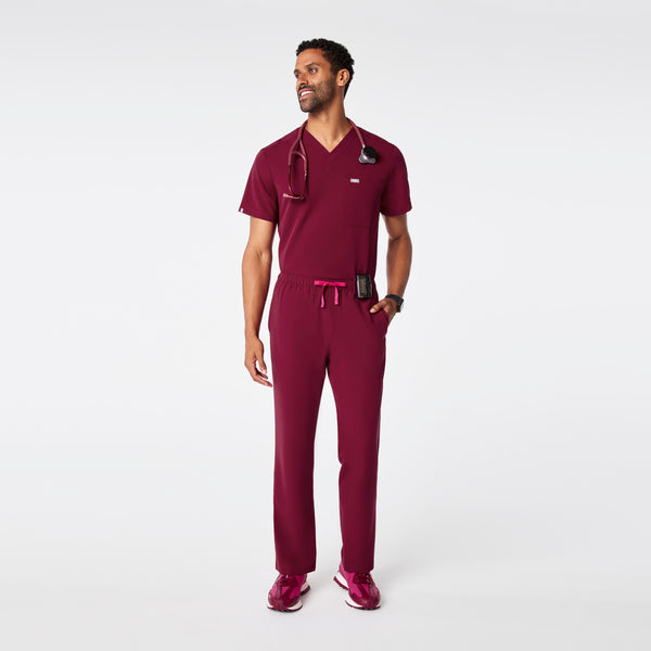 men's Deep Cranberry Pisco - Short Basic Scrub Pant™