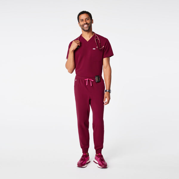 men's Deep Cranberry Tansen - Jogger Scrub Pant™