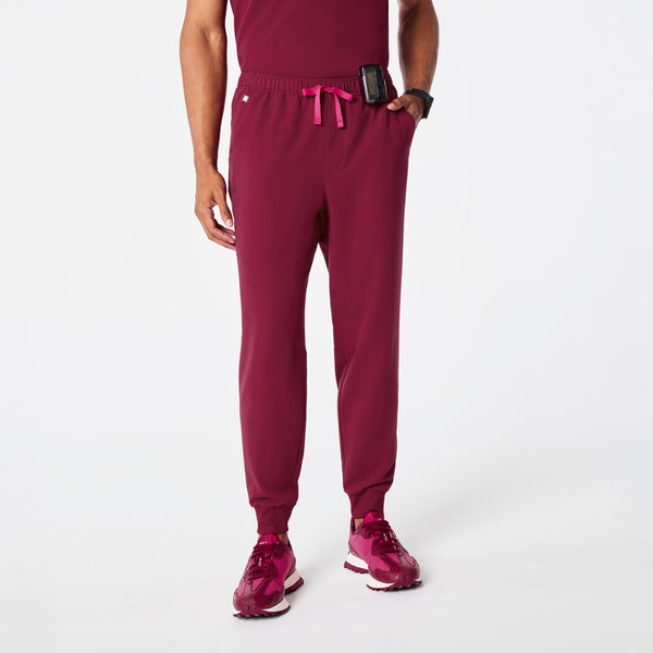 men's Deep Cranberry Tansen - Tall Jogger Scrub Pant™