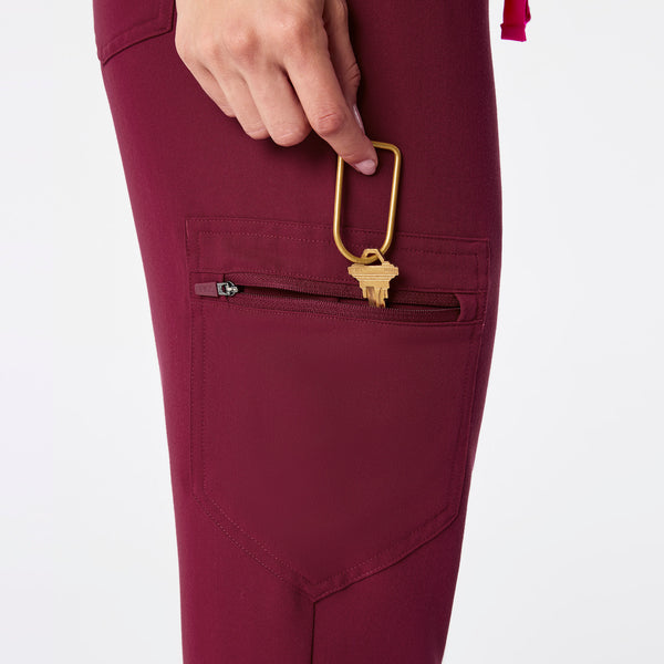 women's Deep Cranberry Zamora - Tall Jogger Scrub Pant™
