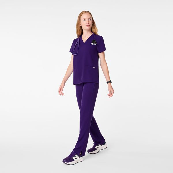 women's Purple Pulse Casma - Three-Pocket Scrub Top™