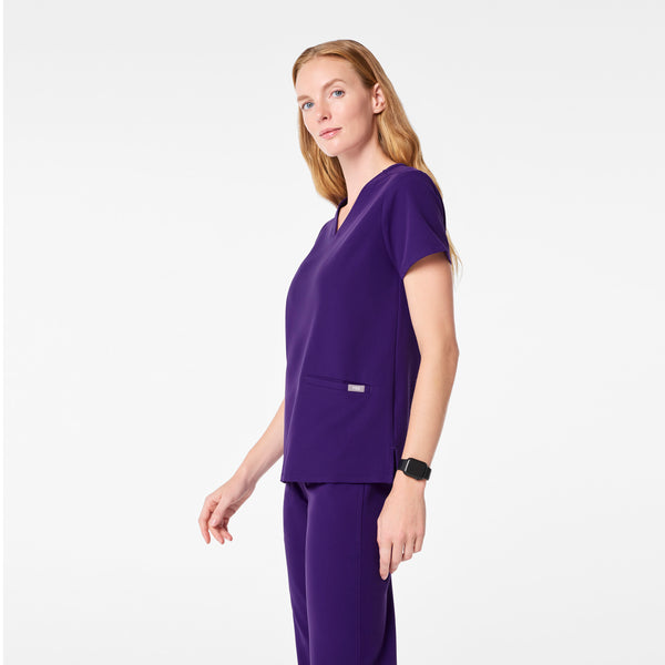 women's Purple Pulse Casma - Three-Pocket Scrub Top™