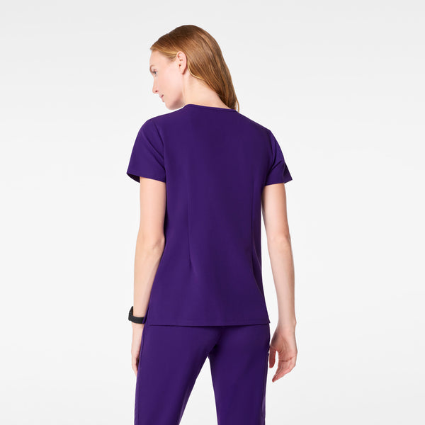 women's Purple Pulse Casma - Three-Pocket Scrub Top™