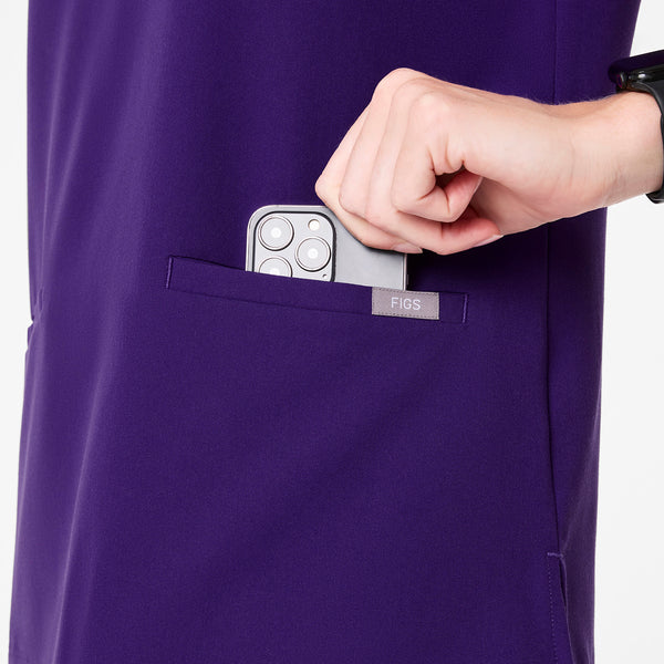 women's Purple Pulse Casma - Three-Pocket Scrub Top™