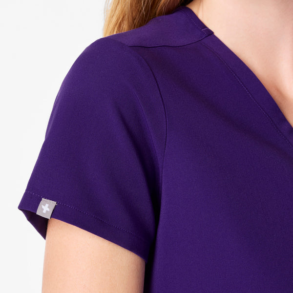 women's Purple Pulse Catarina - One-Pocket Scrub Top™