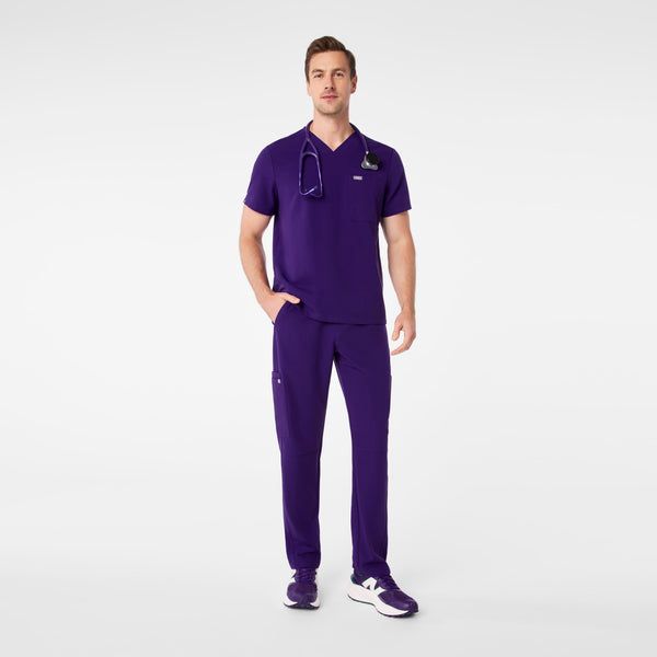 men's Purple Pulse Chisec - Three-Pocket Scrub Top™