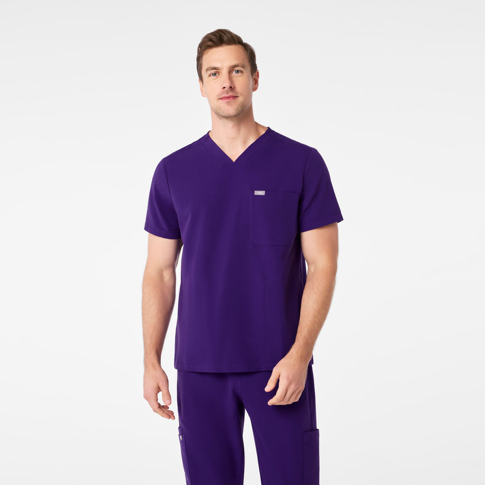 men's Purple Pulse Chisec - Three-Pocket Scrub Top™