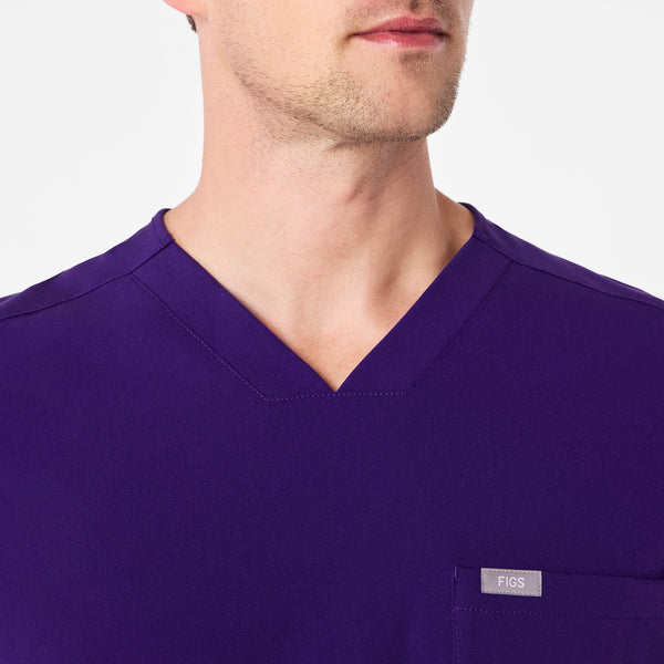 men's Purple Pulse Chisec - Three-Pocket Scrub Top™