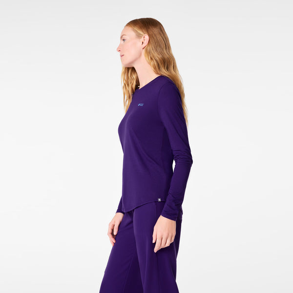 women's Purple Pulse Sleigh Rounds Supersoft - Longsleeve Underscrub