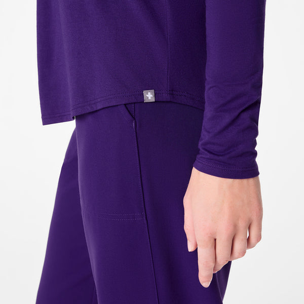 women's Purple Pulse Sleigh Rounds Supersoft - Longsleeve Underscrub