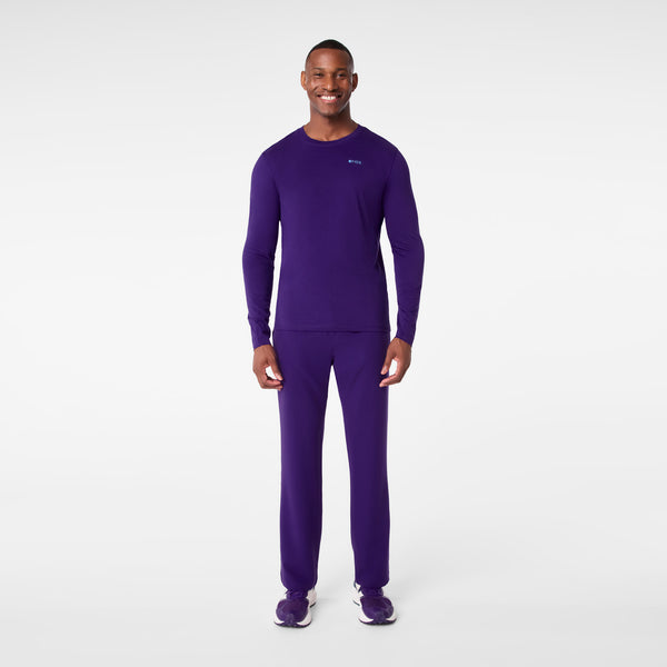 men's Purple Pulse Sleigh Rounds Supersoft - Longsleeve Underscrub