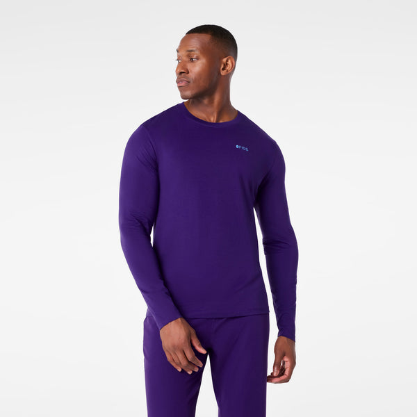men's Purple Pulse Sleigh Rounds Supersoft - Longsleeve Underscrub