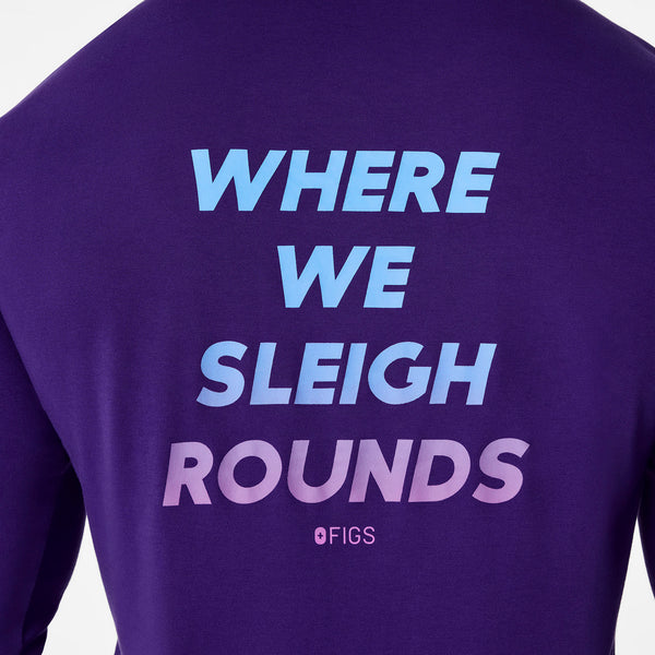 men's Purple Pulse Sleigh Rounds Supersoft - Longsleeve Underscrub