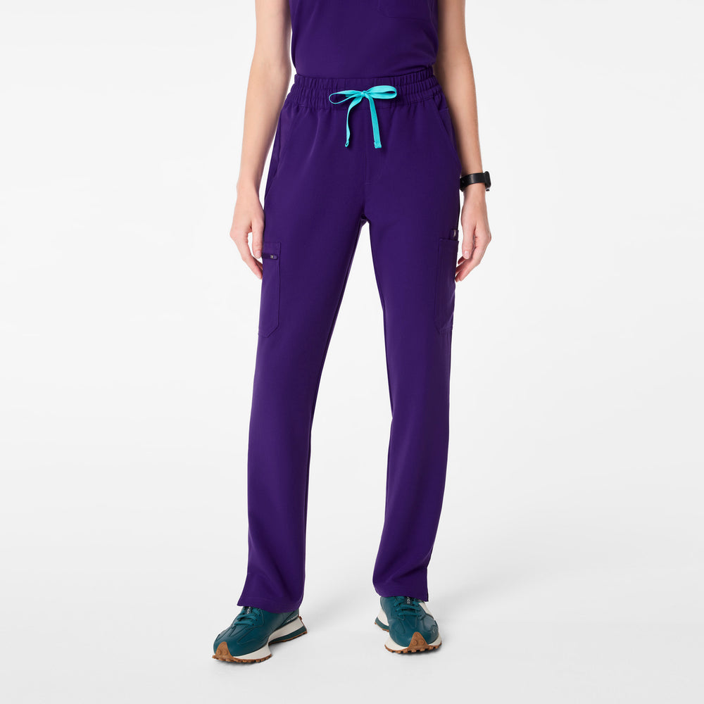 women's Purple Pulse High Waisted Dowa - Petite Scrub Pants