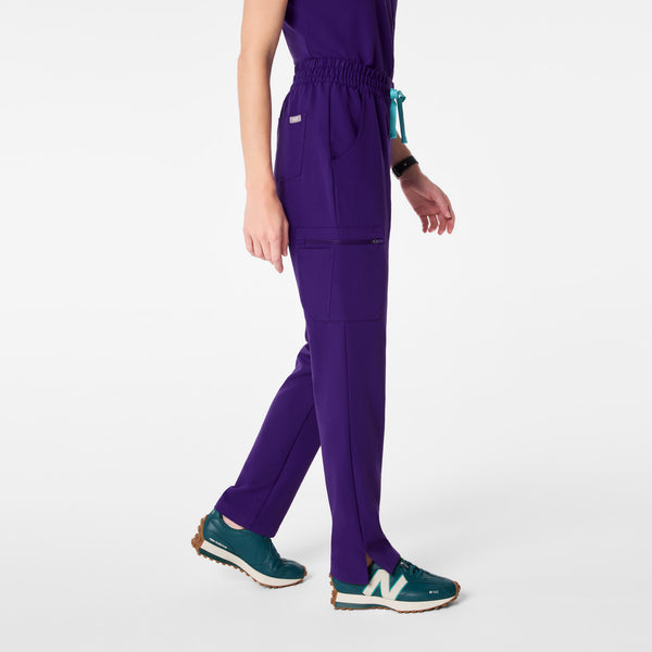 women's Purple Pulse High Waisted Dowa - Petite Scrub Pants