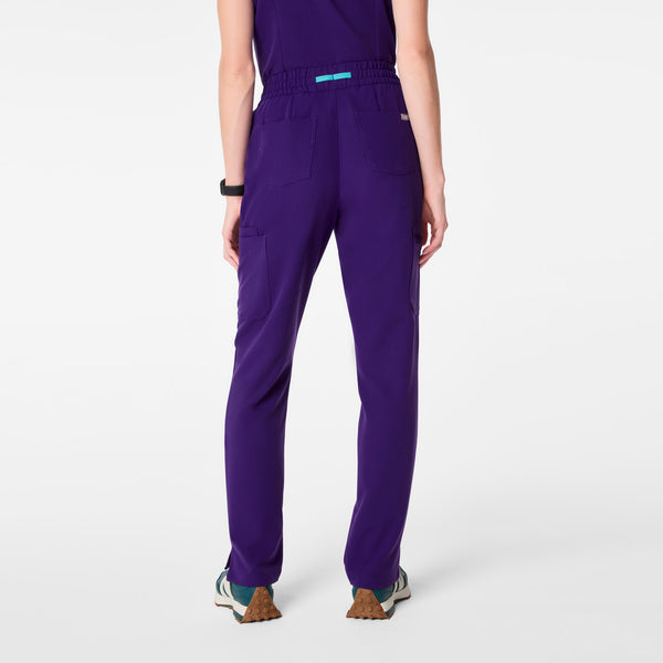 women's Purple Pulse High Waisted Dowa - Petite Scrub Pants