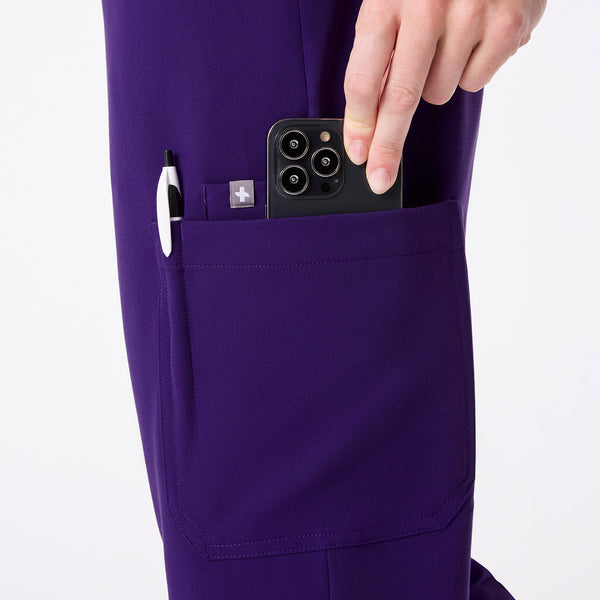 women's Purple Pulse High Waisted Dowa - Petite Scrub Pants