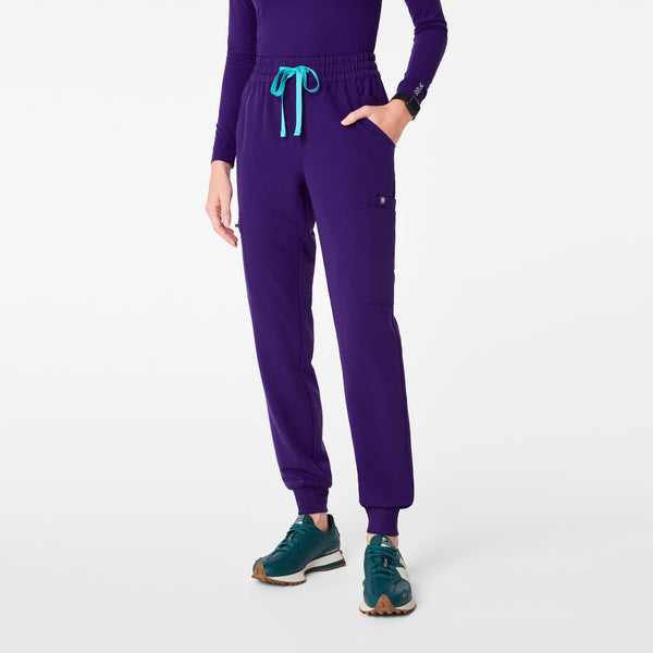 women's Purple Pulse High Waisted Uman Relaxed - Tall Jogger Scrub Pant