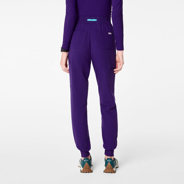 women's Purple Pulse High Waisted Uman Relaxed - Jogger Scrub Pant