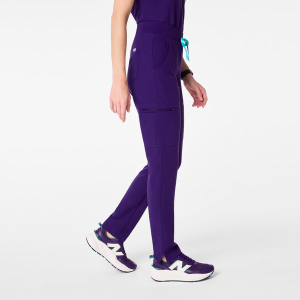women's Purple Pulse High Waisted Yola - Petite Skinny Scrub Pant™
