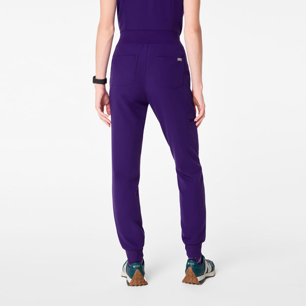 women's Purple Pulse High Waisted Zamora - Petite Jogger Scrub Pant™