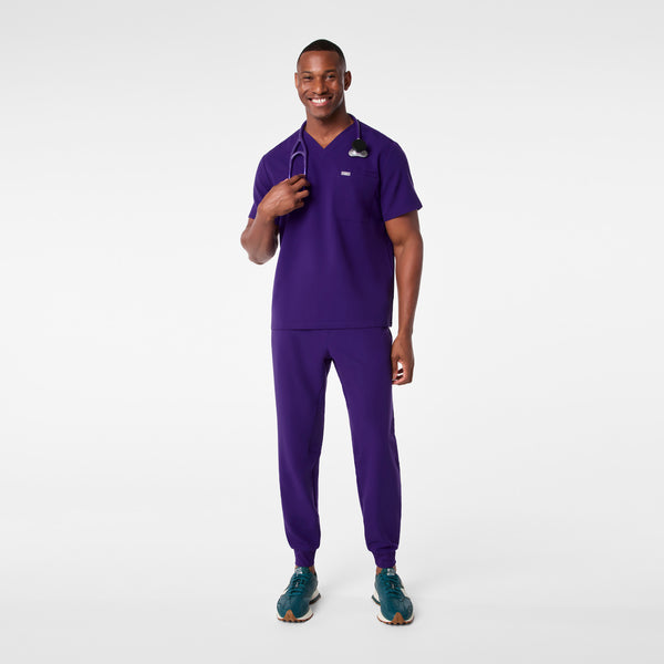 men's Purple Pulse Leon - Three-Pocket Scrub Top™