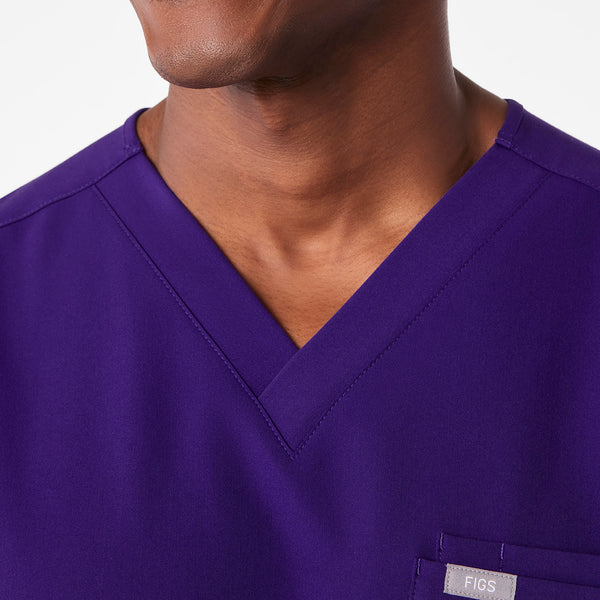 men's Purple Pulse Leon - Three-Pocket Scrub Top™