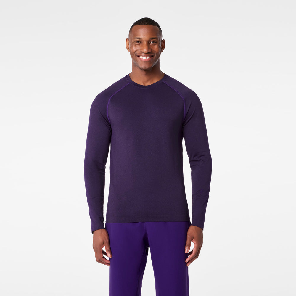 men's Purple Pulse Makato Seamless - Longsleeve Underscrub