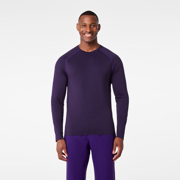 men's Purple Pulse Makato Seamless - Longsleeve Underscrub
