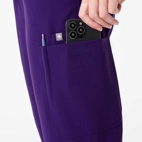 women's Purple Pulse Uman Relaxed - Jogger Scrub Pant