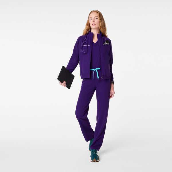 women's Purple Pulse Sydney -  Scrub Jacket