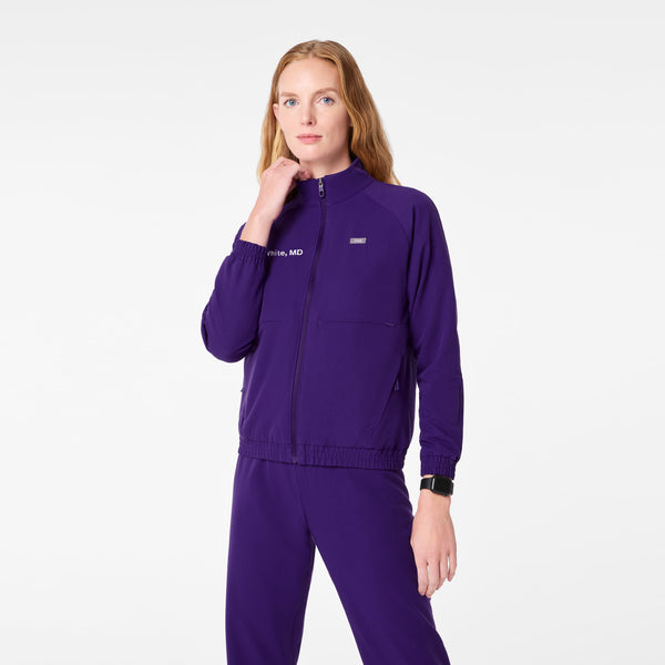 women's Purple Pulse Sydney -  Scrub Jacket