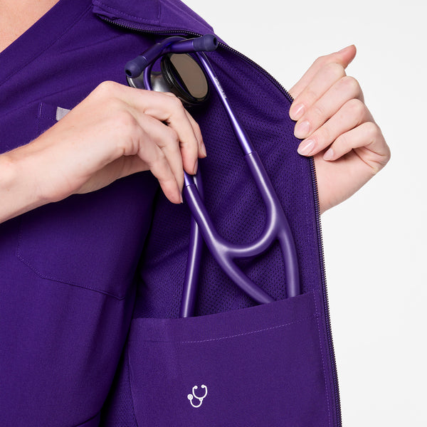 women's Purple Pulse Sydney -  Scrub Jacket